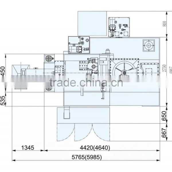 Large-Scale CNC Gear Hobbing Machine (six Axis With Four Linkage) photo-4