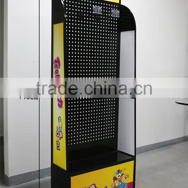 Flooring Standing Supermarket Metal Pegboard for Sale photo-2
