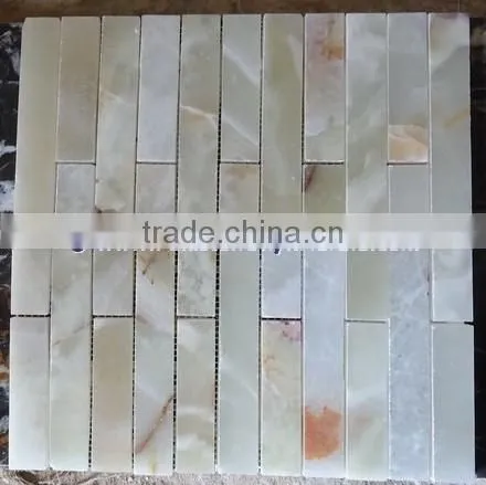 NEW PRICE LIGHT GREEN ONYX MOSAIC TILES COLLECTIONS photo-2