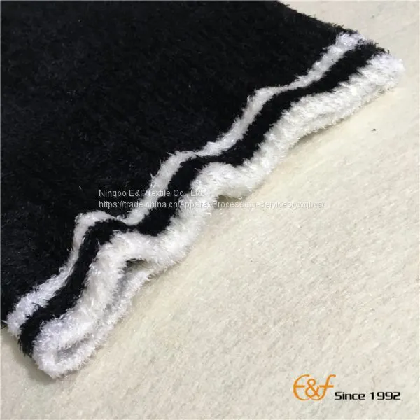 Black-white Color Long Type Elastic Haramaki Pants photo-2
