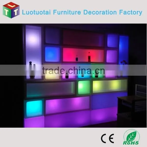 RGB Color Changing Rechargeable Led Bottle Holder, Led Ice Bucket, Led Light Wine Rack photo-5