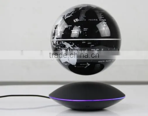 Magnetic Floating Levitation Globe Unique Maglev Globe Silver Color photo-4