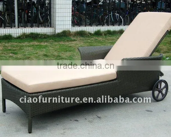 Otobi Furniture in Bangladesh Price Rattan Beach Sun Lounger photo-3