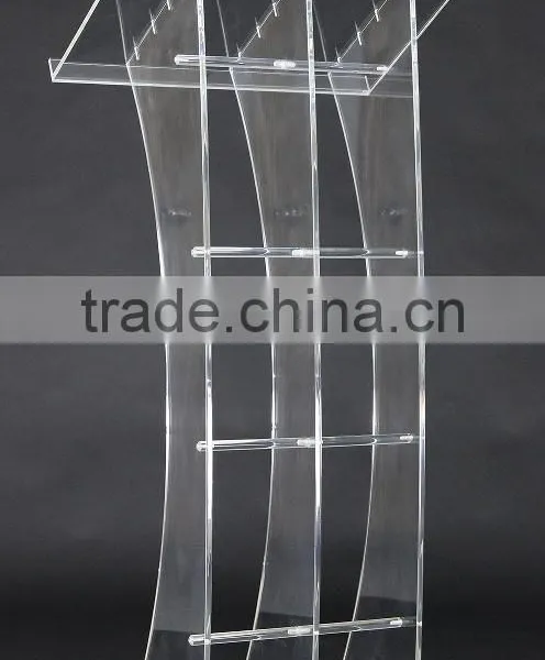 Factory Wholesale Acrylic Cheap Clear Church Podium Pulpit photo-3