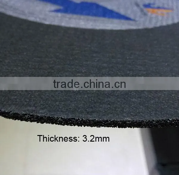 16" 400x3.2x32mm Flat Resin Bonded Reinforced Cutting Wheel for Metal photo-3