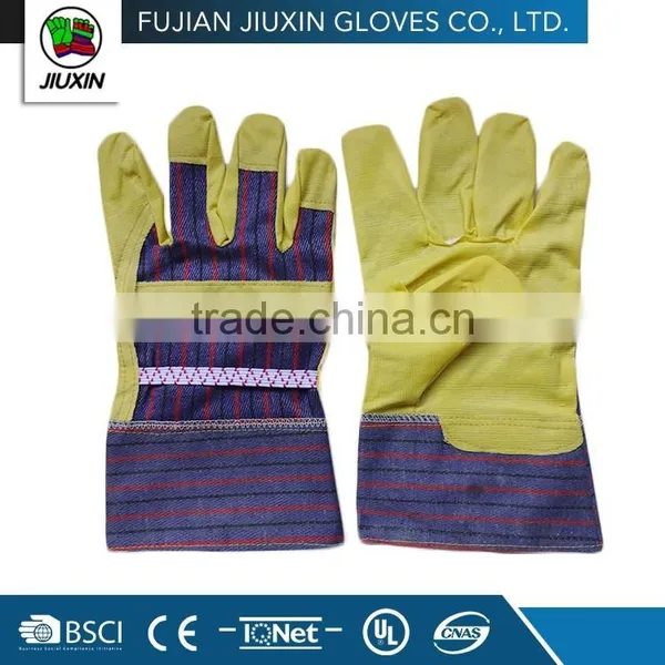 Yellow PVC Impregnated Glove