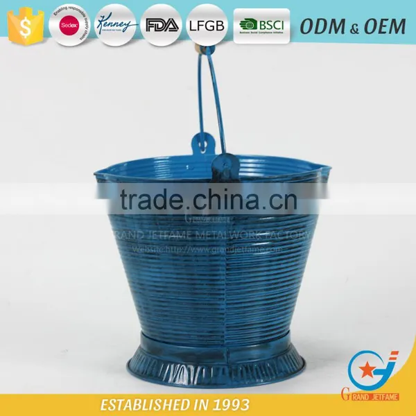 Garden Galvanized or Iron Cheap Potted Plants Cast Iron Pretty Garden Potswith Handle photo-2