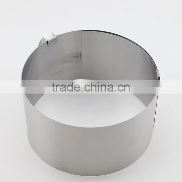 Adjustable Setting Ring Stainless Steel Bakeware Mousse Cake Baking Mold photo-3