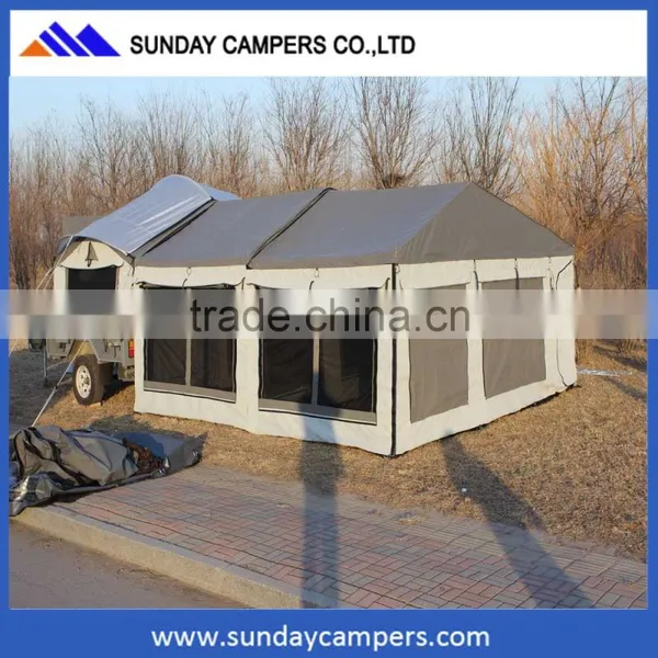 Campig House Pop up Trailer Roof Rack Camp Tent on a Trailer for Sale photo-2