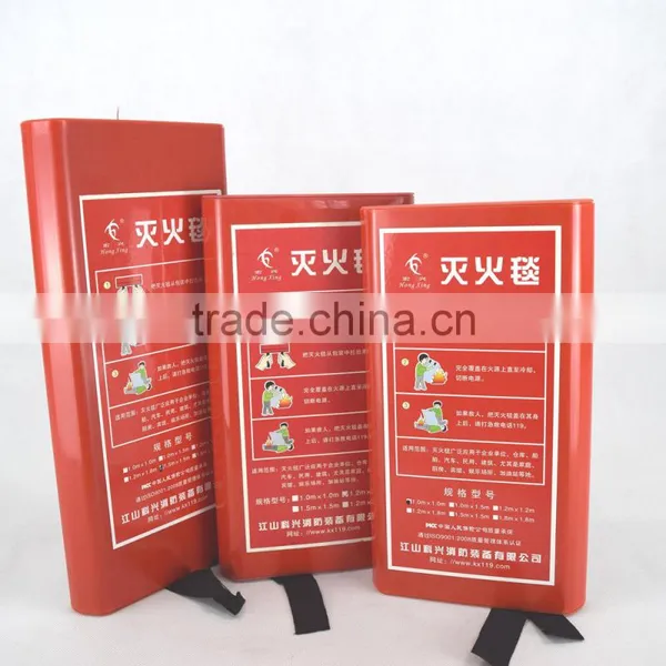 0.43mm 1M*1.5M 100%Fiberglass Fire Proof Fabric Welding Fire Blanket for Firefighting photo-4