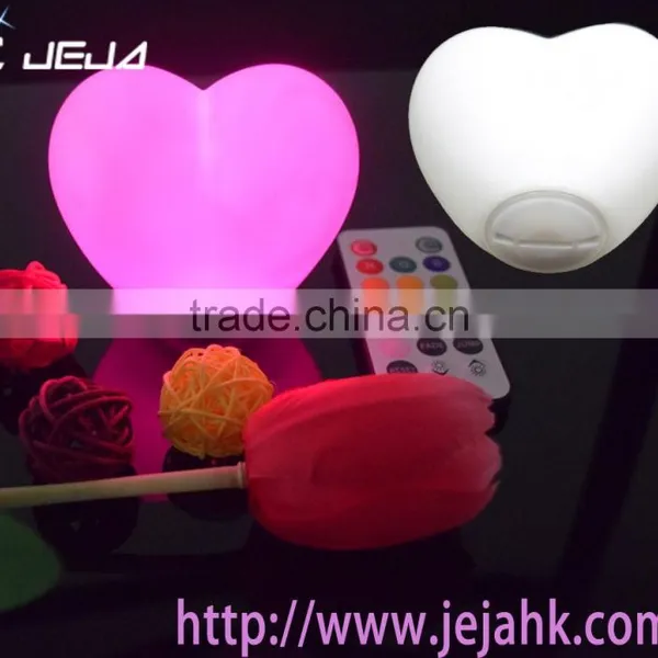 Remote Control RGB LED Love Heart Perfume