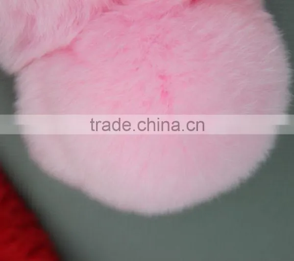 High Quality Knitted Rex-Rabbit Scarf, Real Fur,soft photo-4