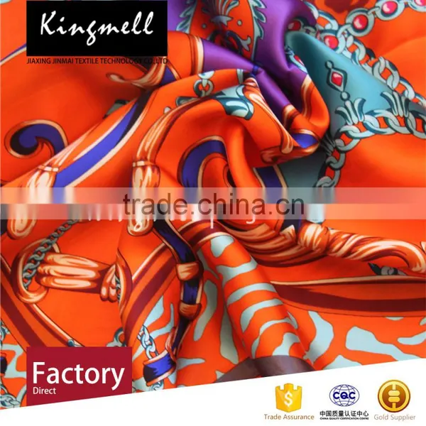 Custom Made Elegant Satin Silk Scarf With 100%silk photo-5