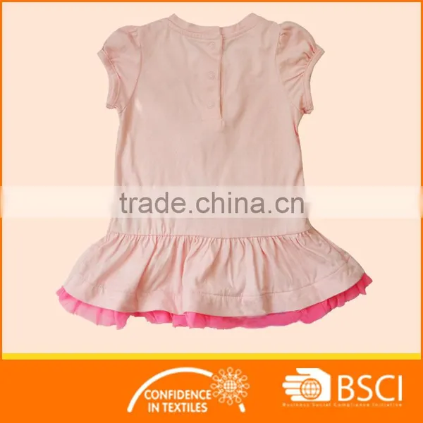 Sleeveless Applique Butterfly Girls Baby Dresses photo-2