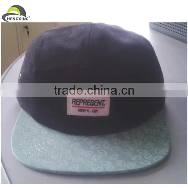 Custom 5 Panel Hats Sewing Pattern,wholesale 5 Panel Hats,floral 5 Panel Hat photo-3