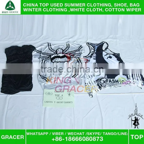 Cheap Supplier Hot Sale In Malaysia Short Sleeve Women T-Shirt Germany Style Used Clothes photo-4