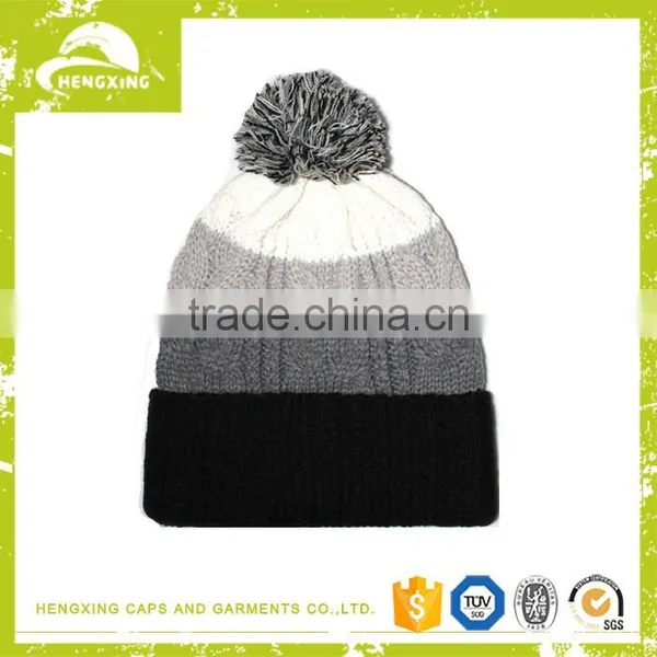 Самый новый шапка из пухового меха (pom pom) для катания на скейтборде, голубая photo-2