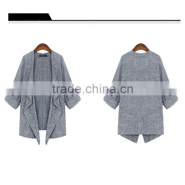 Summer and Spring New Arrival Three Quarter Sleeve Thin Sweater,women Coat,cardigan Latest Design photo-3