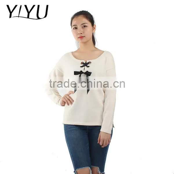 School Uniform Pullover Adult Simple Style Bandage Knit Sweater