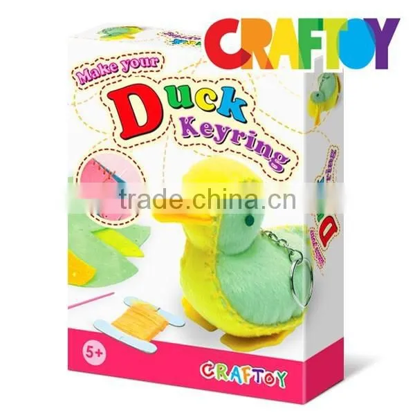 Make Your Own Sewing Keyring Duck Cut Price photo-2