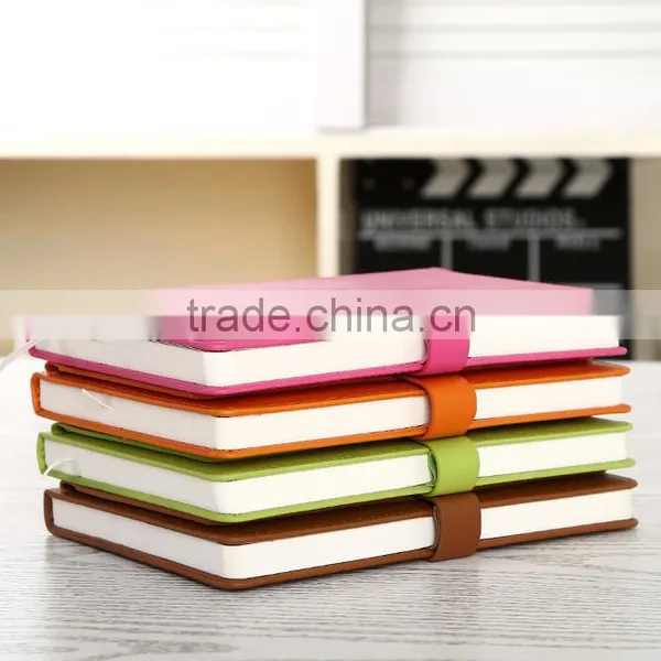 Wholesale A6 PU Cover Custom Printing Logo Office Business Notebook photo-2