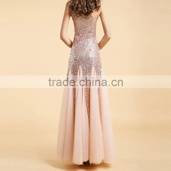 Evening Dress Wedding Costumes One Shoulder Long Dress Formal Dress photo-4