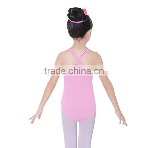 2016 OEM Children Kids Single/Double X-Back Ballet Sexy Dance Gymnastic Leotard For Girls photo-3
