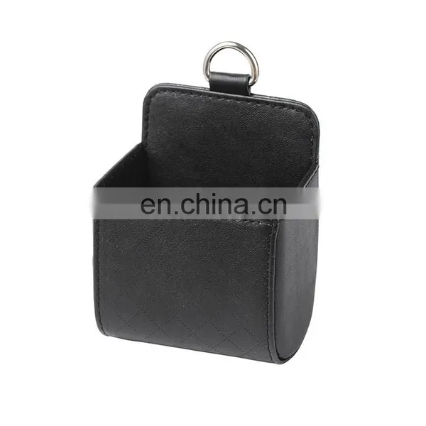 Car Mobile Phone Bag Car Auto Outlet Air Vent Trash Case Mobile Phone Holder Bag Pouch photo-2
