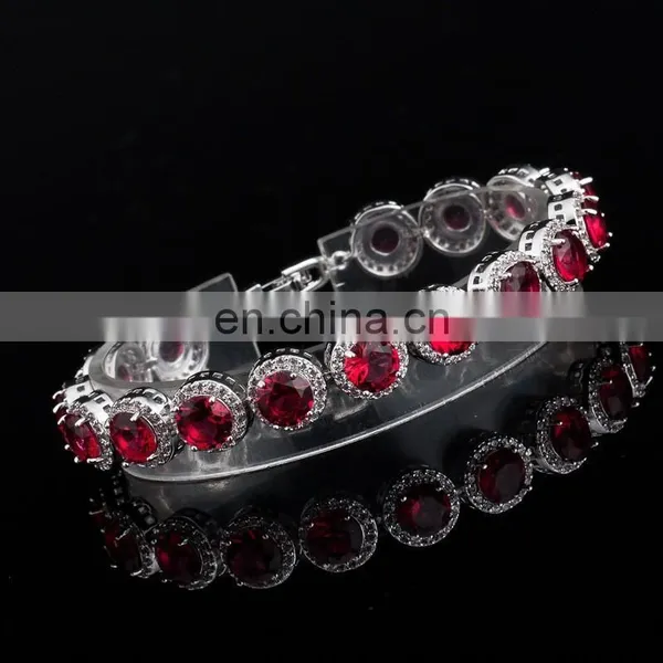 Luxury Cubic Zirconia Bracelet Crystal Wedding Bracelet Bridal Bracelet photo-2
