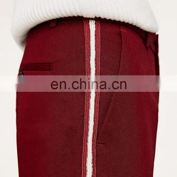 American Like Fashion Pants Custom Trousers With Side Stripe photo-5