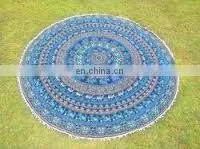 Yoga Mat Art Wholesale Lot Round Mandala Wall Hanging Beach Towel Indian Mandala Roundie Hippie Boho 72' Round Table Cover Throw photo-4