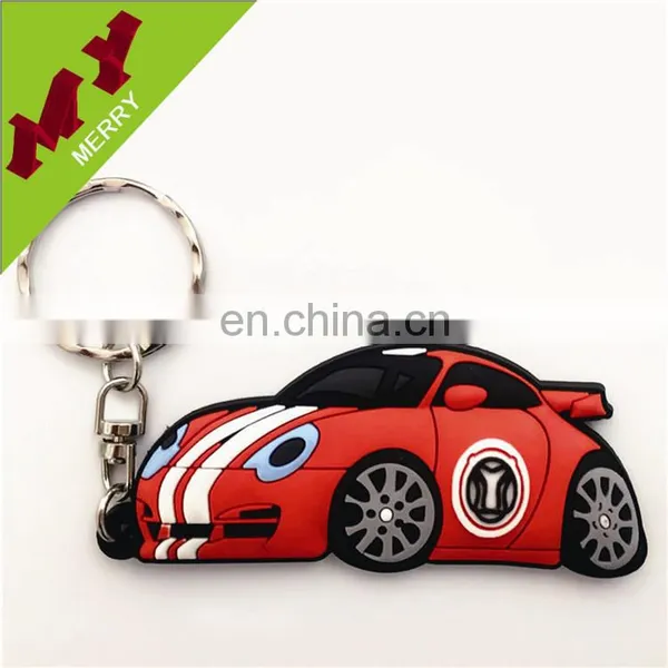 High Quality Plastic Keychain / Custom Rubber Keychain photo-3