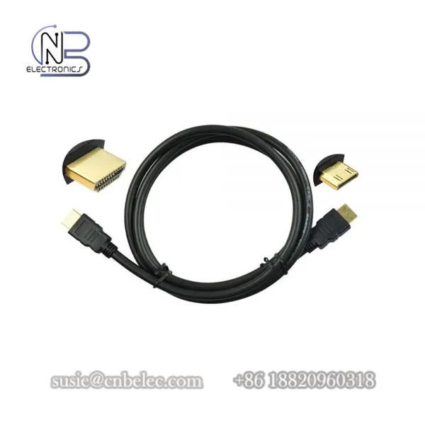 High Defintion HDMI to Mini HDMI Adopter Connector Cable for TV photo-3