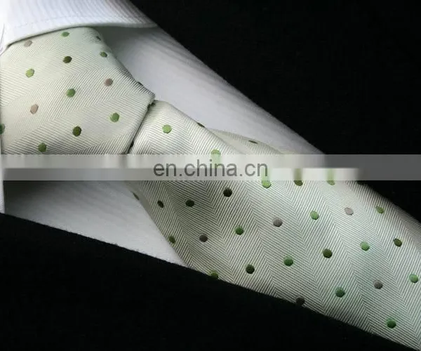 Silk Navy and White Dot Casual Mens Tie photo-2