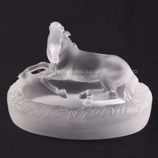 Latest Crystal Horse Ashtray as Business Gifts for Decoration photo-3
