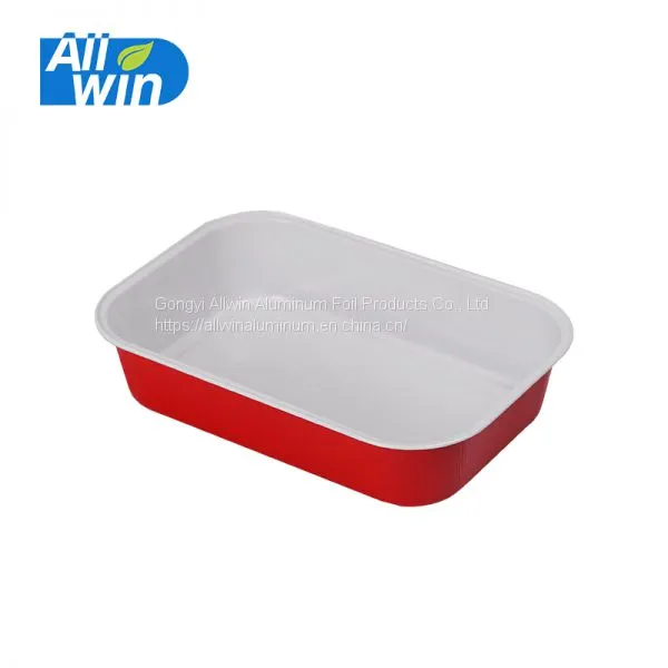 390ml Aircraft Aluminum Foil Container / Airline Catering Trays photo-3