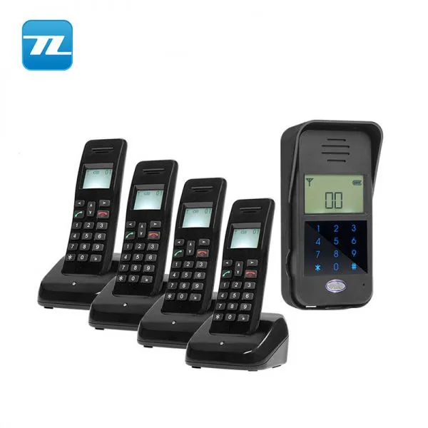 One Unit With 4handsets Apartment Intercom System Wireless TL-AD01