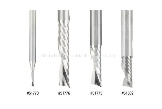 Carbide CNC Spiral 'O' Single Flute, Aluminum Cutting 2.5 Dia x 6 x 6 Shank x 64mm Long Up-Cut Router Bit photo-4