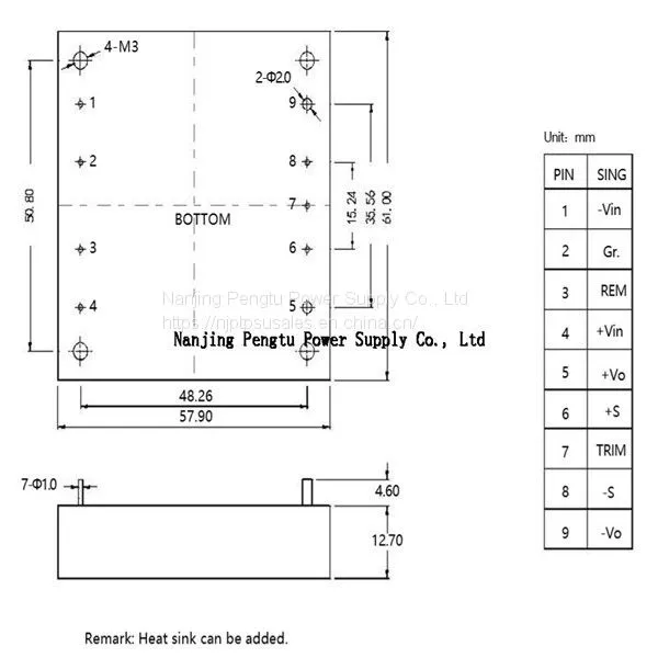 PDH Series Half Brick Power Supply 110vdc to 5vdc 200w photo-2