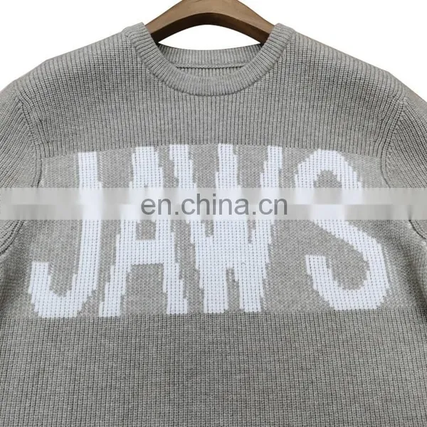 DiZNEW Wholesale 50%Acrylic 28%Polyester 22%Nylon Knit Jacquard Sweater Men photo-5