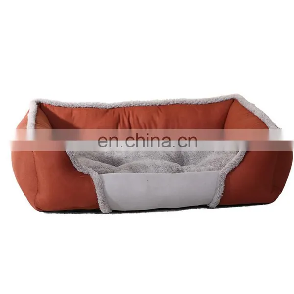 Best Selling Plush Dog Bed Super Soft Puppy Bed Warming Dog Pad With Removable Mattress photo-6