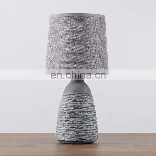 Antique Ceramic Meterial Beside Table Lamp photo-2