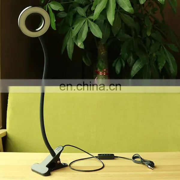 DDP Terms High Quality USB Power Led Desk Lamp Foldable Clip on Bedside Reading Night Light Dimmable LED Table Lamp photo-6