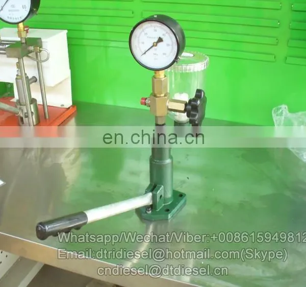 S60H Bosch Diesel Fuel Injector Injection Nozzle Tester With With 0-60 Mpa (0-600 Bar) Pressure Gauge in High Quality photo-5