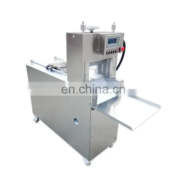 Automatic Frozen Food Chicken Beef Sordfish Marlin Fish Meat Bone Cube Cutting Slicing Dicing Machine photo-5