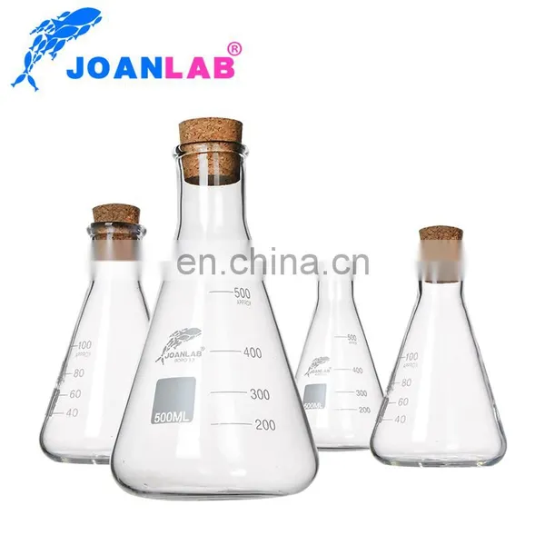 JOAN Lab High Quality Erlenmeyer Flask With Stopper Supplier photo-2