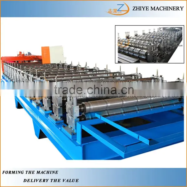 Roofing Sheet Tile Corrugating Iron Sheet Roll Forming Making Machine/Color Steel Roof Panel Forming Line photo-2
