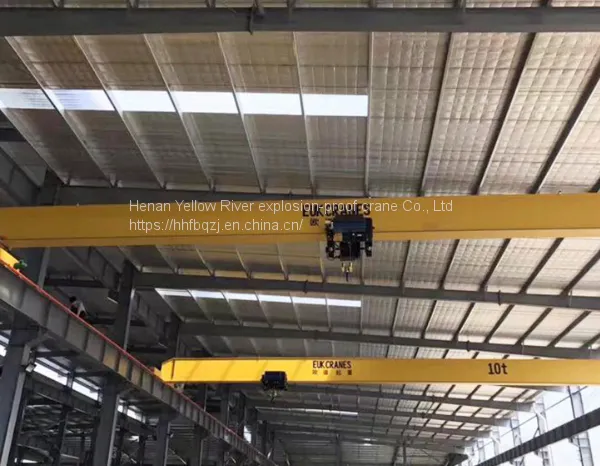 2T Span 12m Suspended Single Girder Eot Crane Remote Control Single Speed,Electric Hoist Suspension Crane