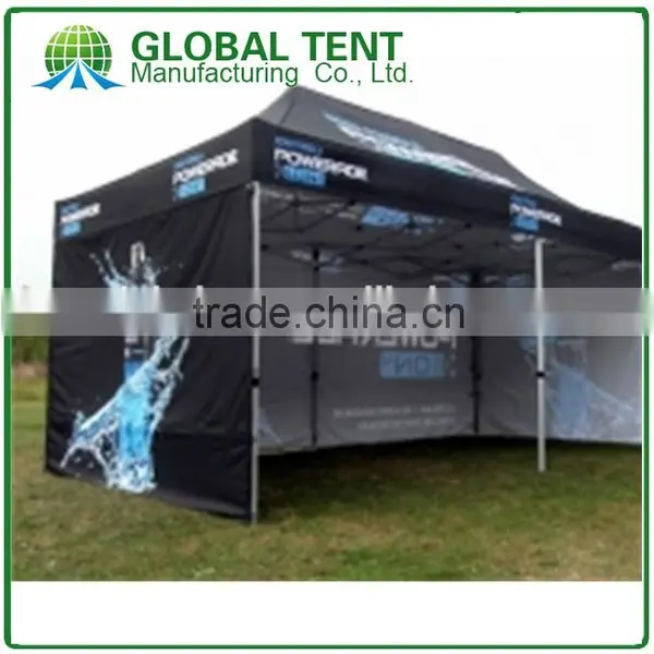 Custom Print Aluminum Folding Pagoda Trade Show Tent 3x6m ( 10ft X 20 Ft), Printed Canopy & Valance, 3 Full Walls photo-5