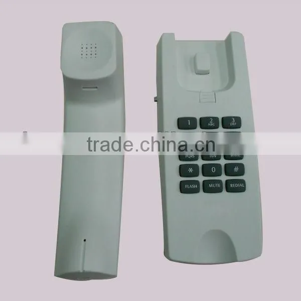 Trimline Phone Wall Mounted Telephone Analog Hotel Bathroom Corded Telephone photo-4